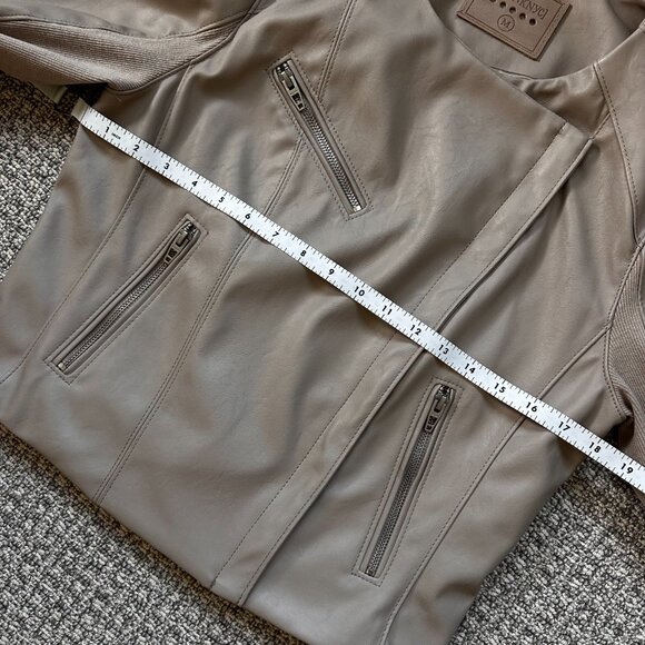 BLANK NYC 'Record Breaker' Collarless Faux Leather Moto Jacket - Picture 13 of 13